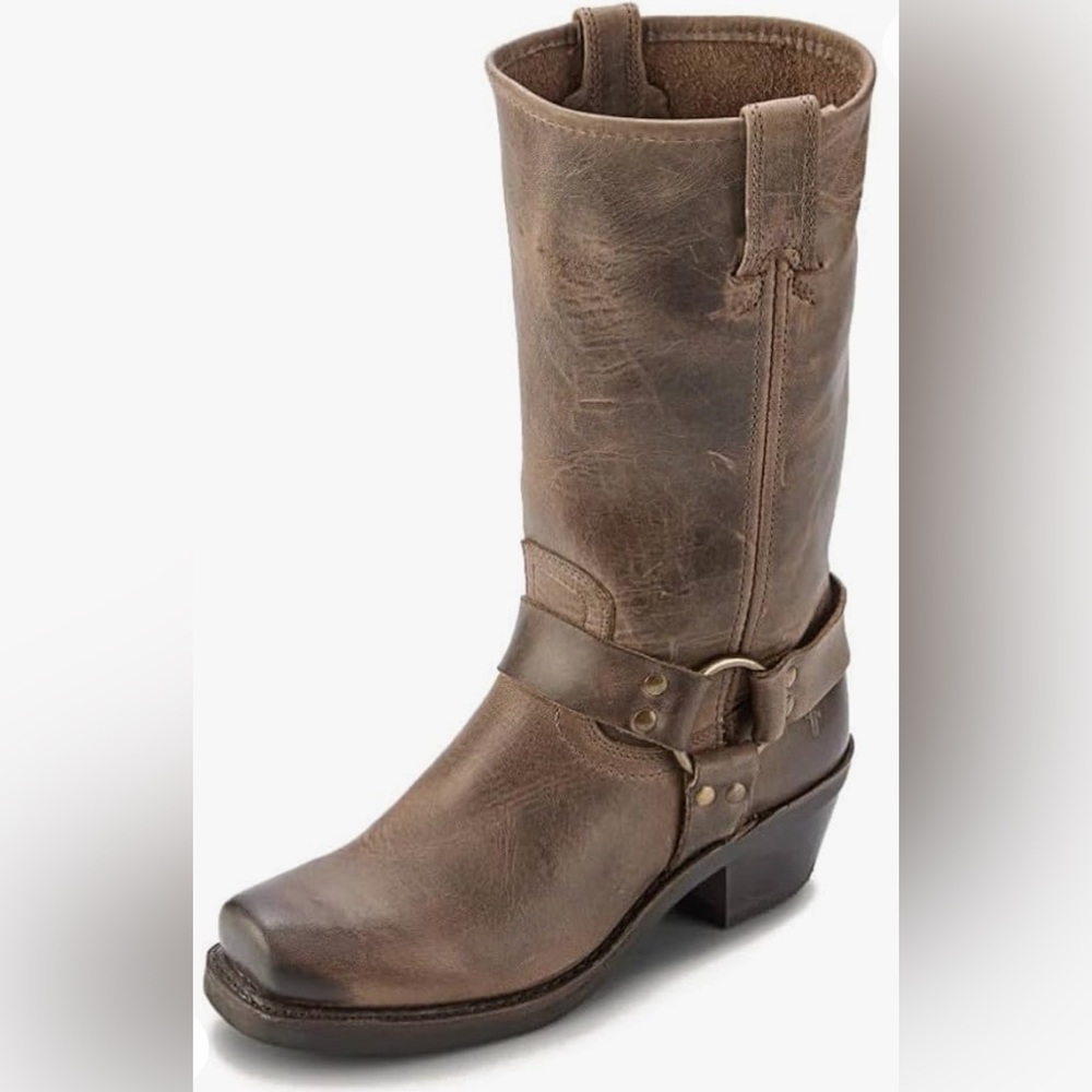 Frye Harness Boots for Women Italian& Brass Hardware